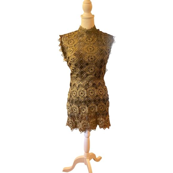 CATHERINE DEANE Kate Mini Dress Size 6 MSRP: $750 - Picture 5 of 8